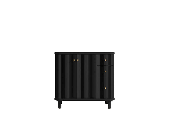 Miami 36 in. W x 22 in. D Left Offset Sink Bathroom Vanity - photo 6