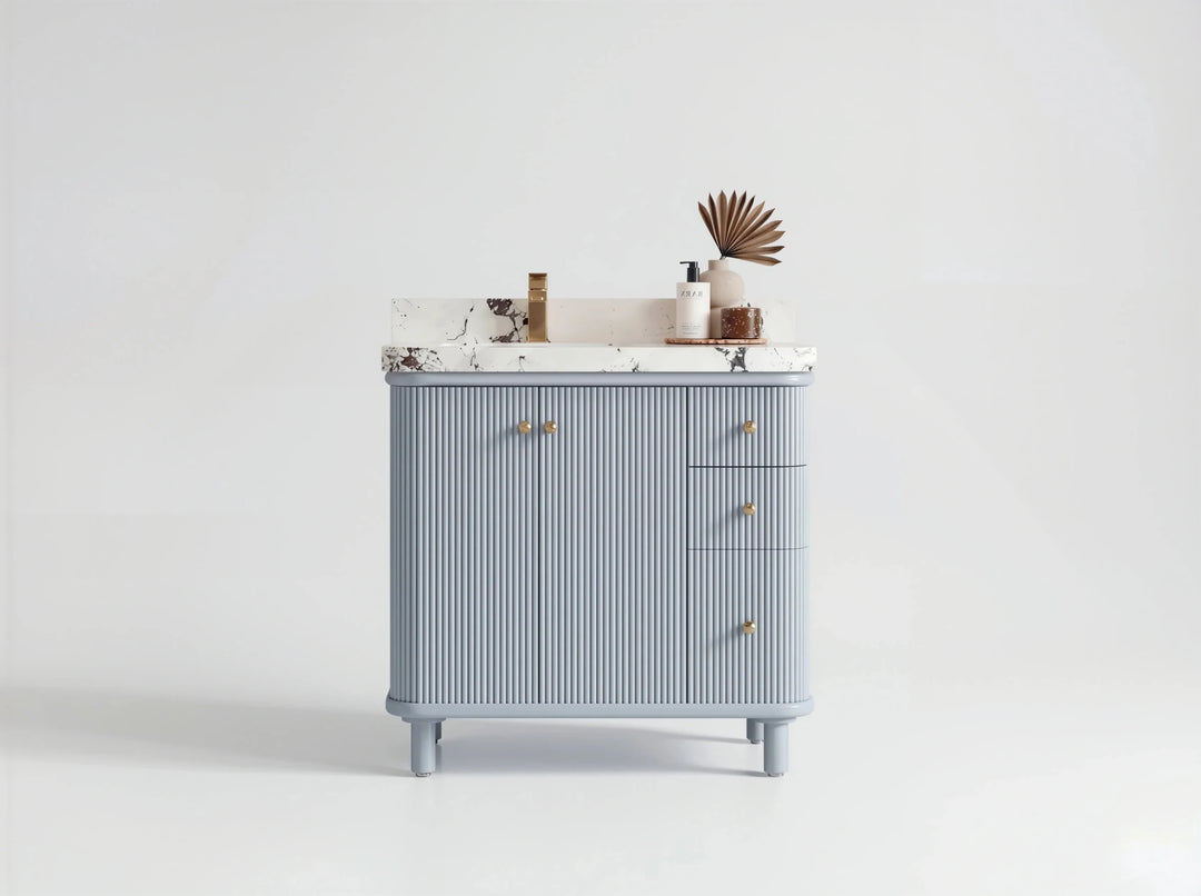 30–39 Inch Painted Single Sink Bathroom Vanities - photo 8