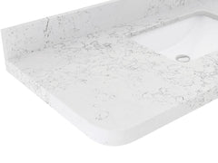 Miami 36 in. W x 22 in. D Left Offset Sink Bathroom Vanity - photo 8