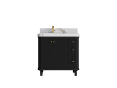 Miami 36 in. W x 22 in. D Left Offset Sink Bathroom Vanity - photo 21
