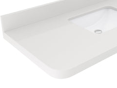 Miami 36 in. W x 22 in. D Left Offset Sink Bathroom Vanity - photo 9
