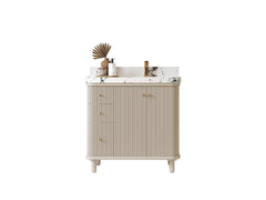 Miami 36 in. W x 22 in. D Right Offset Sink Bathroom Vanity - photo 1
