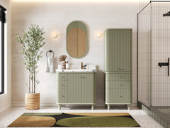 Miami 36 in. W x 22 in. D Right Offset Sink Bathroom Vanity - photo 4