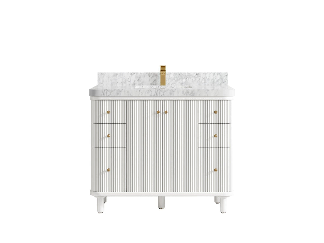 Miami 42 in. W x 22 in. D Single Sink Bathroom Vanity - Willow Bath and Vanity