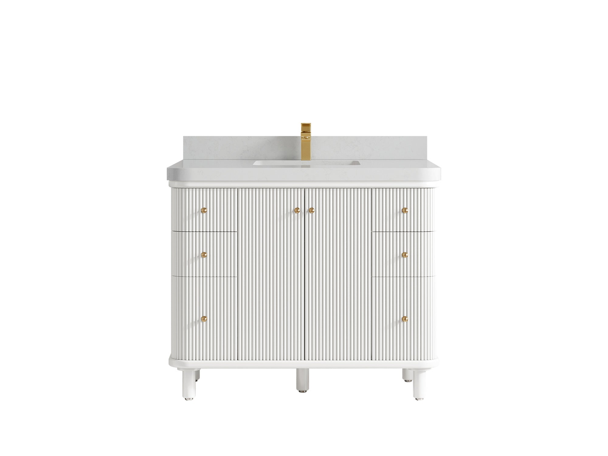 Miami 42 in. W x 22 in. D Single Sink Bathroom Vanity - Willow Bath and Vanity