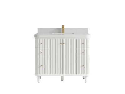 Miami 42 in. W x 22 in. D Single Sink Bathroom Vanity - Willow Bath and Vanity