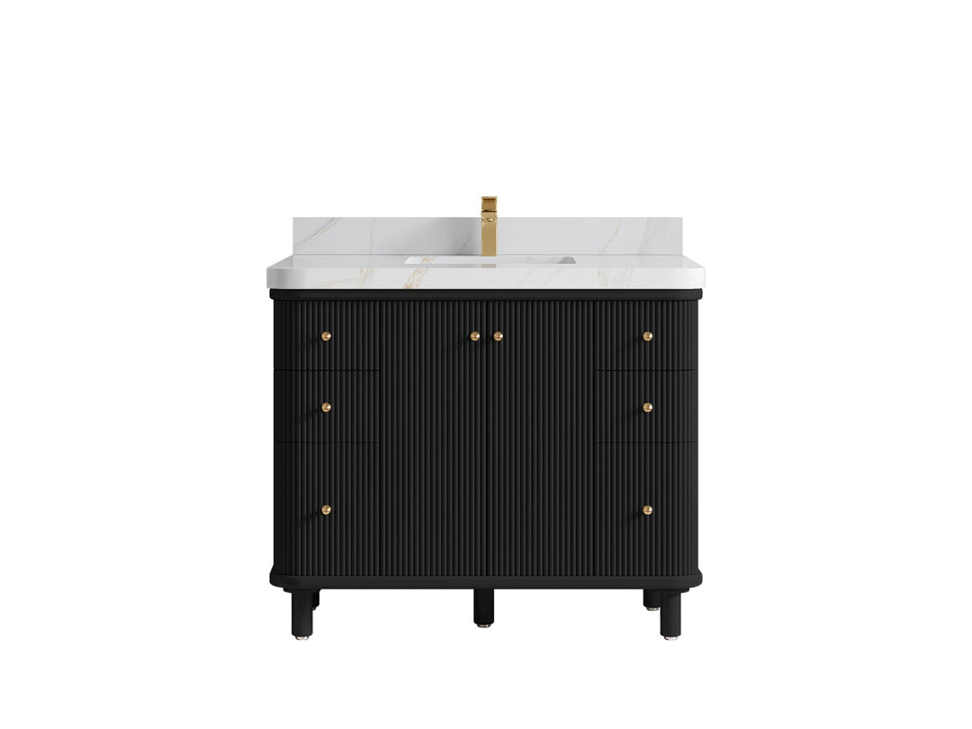 Miami 42 in. W x 22 in. D Single Sink Bathroom Vanity - Willow Bath and Vanity
