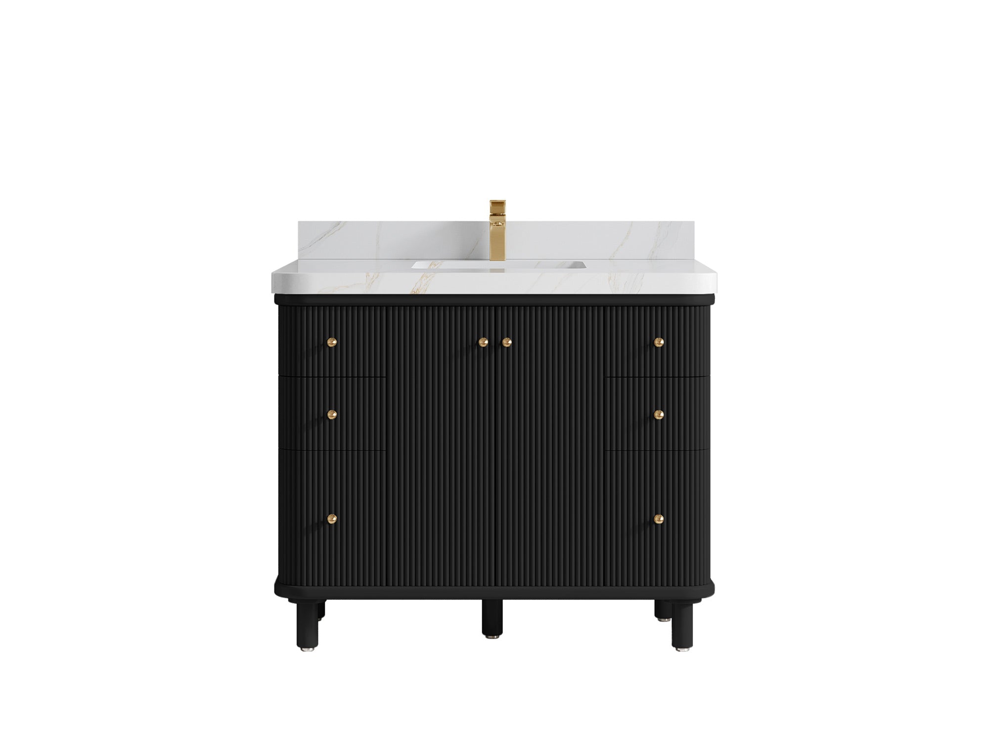 Miami 42 in. W x 22 in. D Single Sink Bathroom Vanity - Willow Bath and Vanity