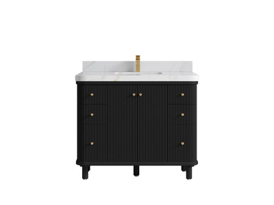 Miami 42 in. W x 22 in. D Single Sink Bathroom Vanity - Willow Bath and Vanity