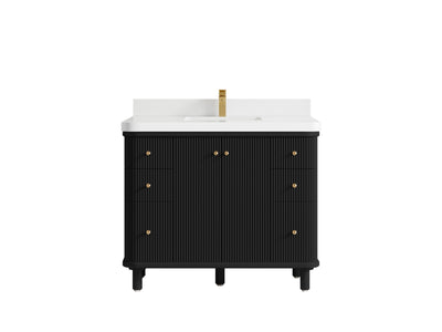 Miami 42 in. W x 22 in. D Single Sink Bathroom Vanity - Willow Bath and Vanity