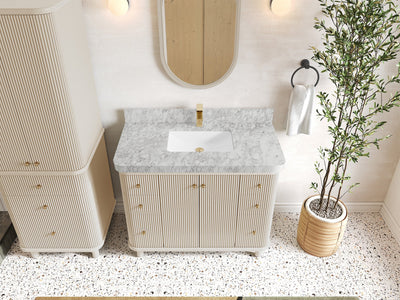 Miami 42 in. W x 22 in. D Single Sink Bathroom Vanity - Willow Bath and Vanity