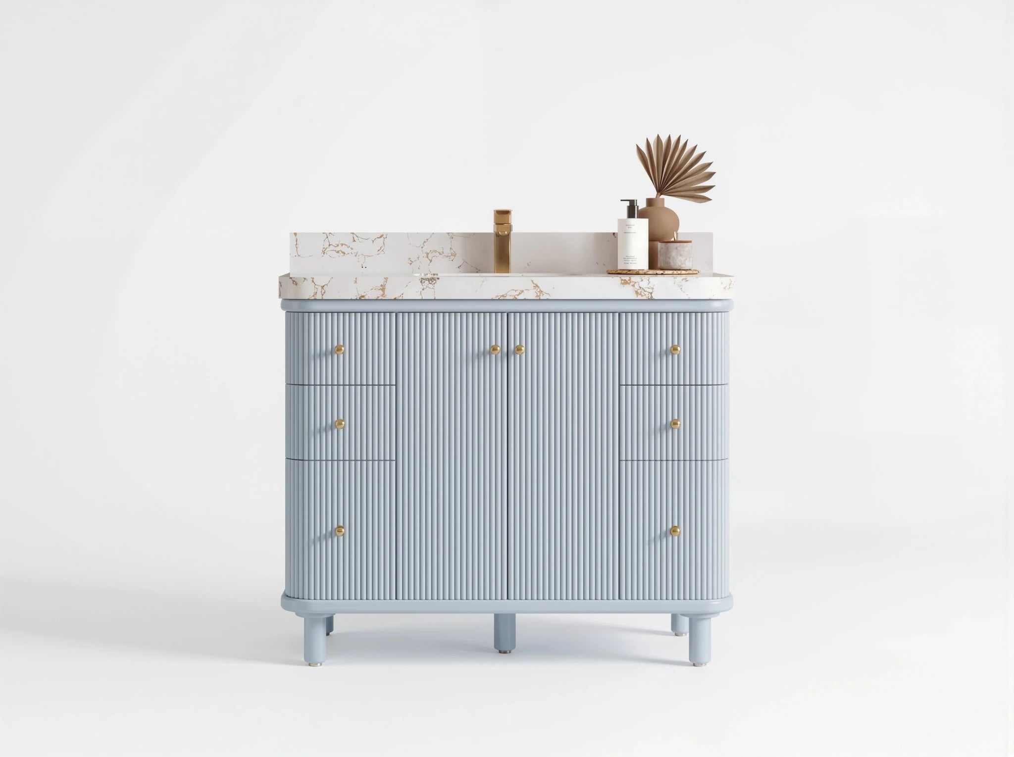 Miami 42 in. W x 22 in. D Single Sink Bathroom Vanity - Willow Bath and Vanity