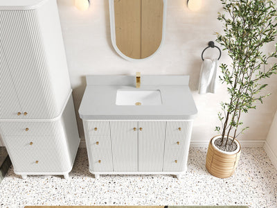 Miami 42 in. W x 22 in. D Single Sink Bathroom Vanity - Willow Bath and Vanity