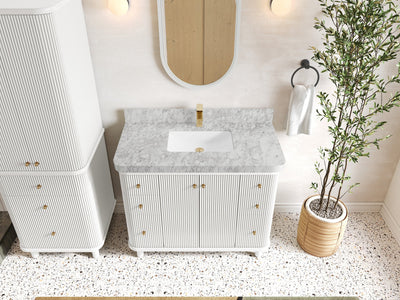 Miami 42 in. W x 22 in. D Single Sink Bathroom Vanity - Willow Bath and Vanity