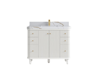 Miami 42 in. W x 22 in. D Single Sink Bathroom Vanity - Willow Bath and Vanity