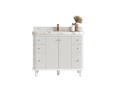 Miami 42 in. W x 22 in. D Single Sink Bathroom Vanity - Willow Bath and Vanity