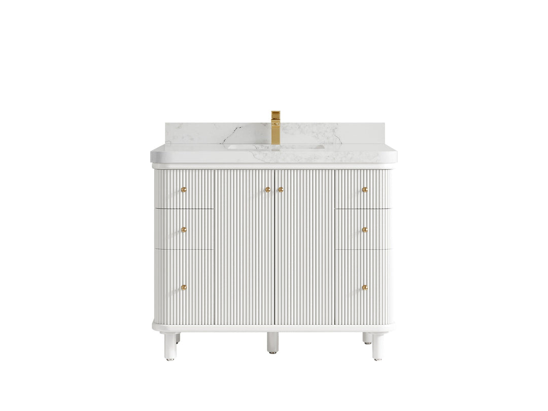 Miami 42 in. W x 22 in. D Single Sink Bathroom Vanity - Willow Bath and Vanity
