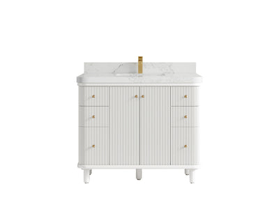 Miami 42 in. W x 22 in. D Single Sink Bathroom Vanity - Willow Bath and Vanity