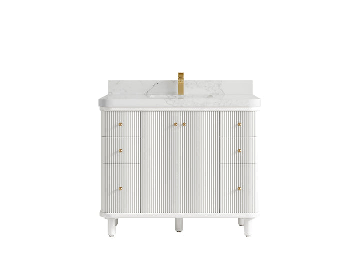 Miami 42 in. W x 22 in. D Single Sink Bathroom Vanity - photo 11