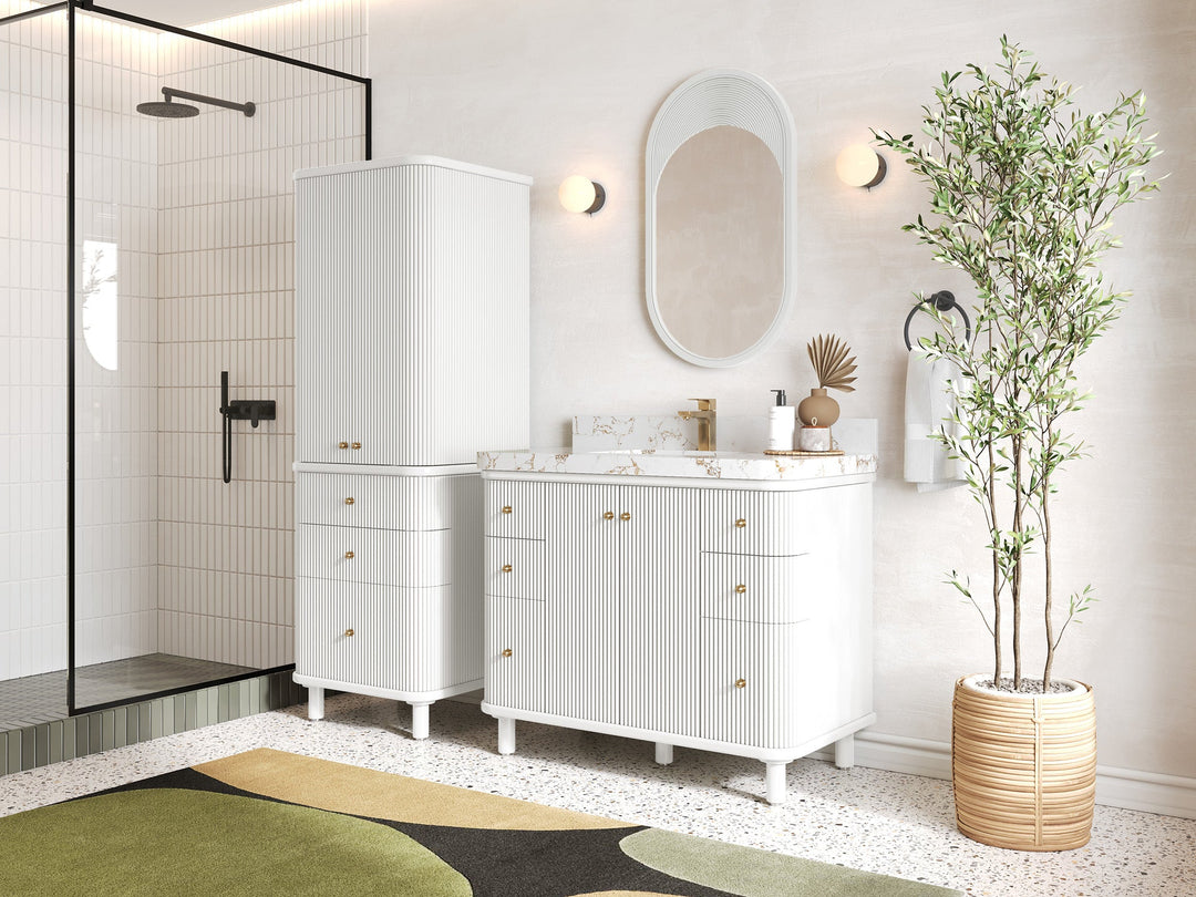 Miami 42 in. W x 22 in. D Single Sink Bathroom Vanity - Willow Bath and Vanity