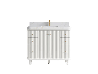 Miami 42 in. W x 22 in. D Single Sink Bathroom Vanity - Willow Bath and Vanity