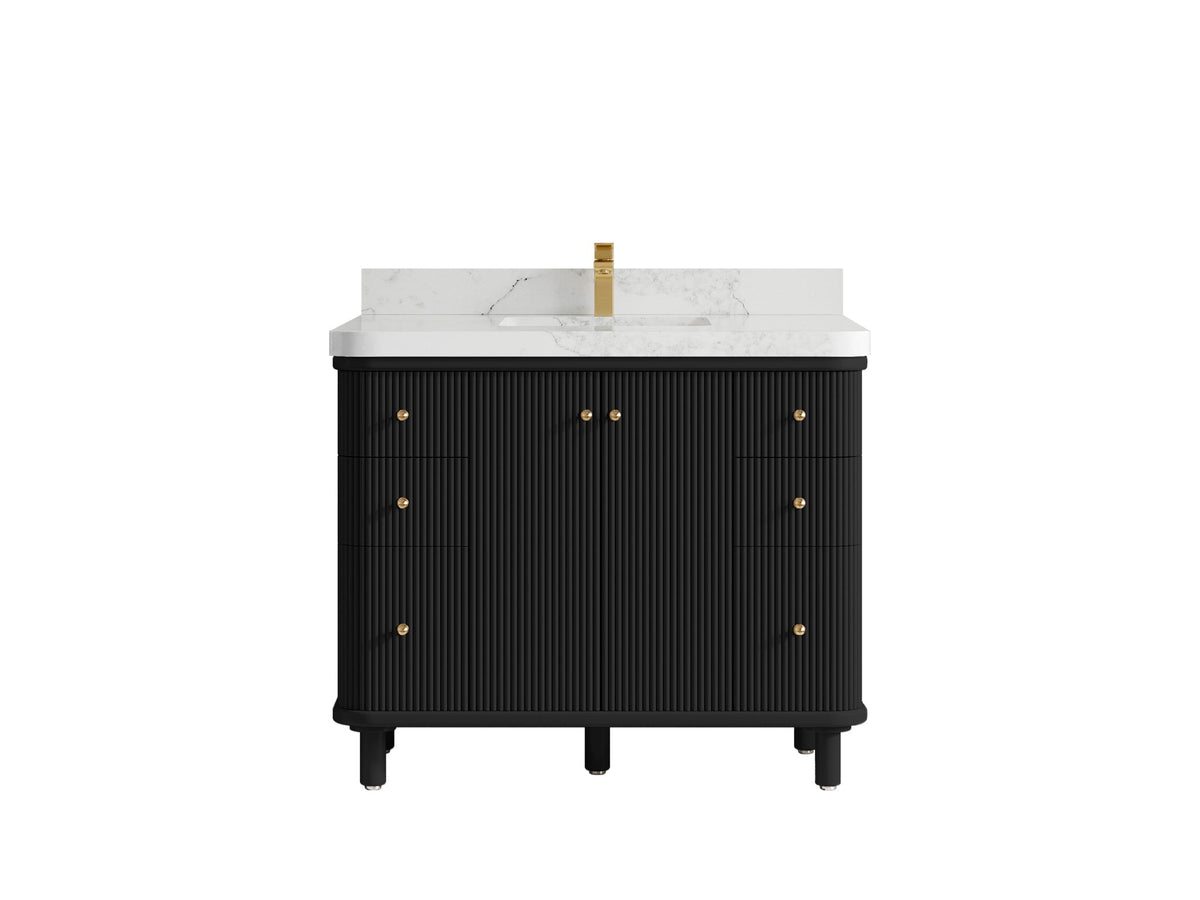 Miami 42 in. W x 22 in. D Single Sink Bathroom Vanity - Willow Bath and Vanity