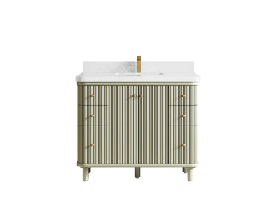 Miami 42 in. W x 22 in. D Single Sink Bathroom Vanity - Willow Bath and Vanity