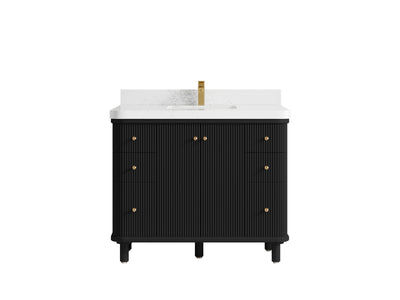 Miami 42 in. W x 22 in. D Single Sink Bathroom Vanity - Willow Bath and Vanity