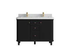Miami 48 in. W x 22 in. D Double Sink Bathroom Vanity - photo 17