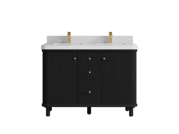 Miami 48 in. W x 22 in. D Double Sink Bathroom Vanity - photo 16