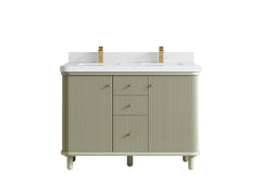 Miami 48 in. W x 22 in. D Double Sink Bathroom Vanity - photo 19