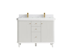 Miami 48 in. W x 22 in. D Double Sink Bathroom Vanity - photo 19