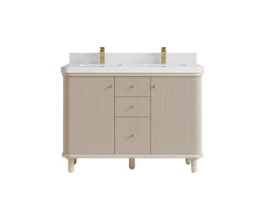 Miami 48 in. W x 22 in. D Double Sink Bathroom Vanity - photo 21