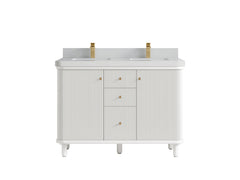 Miami 48 in. W x 22 in. D Double Sink Bathroom Vanity - photo 17