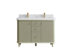 Miami 48 in. W x 22 in. D Double Sink Bathroom Vanity - photo 13