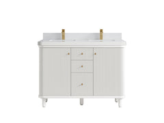 Miami 48 in. W x 22 in. D Double Sink Bathroom Vanity - photo 21