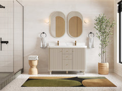 Miami 48 in. W x 22 in. D Double Sink Bathroom Vanity - photo 4