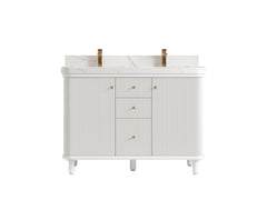 Miami 48 in. W x 22 in. D Double Sink Bathroom Vanity - photo 1