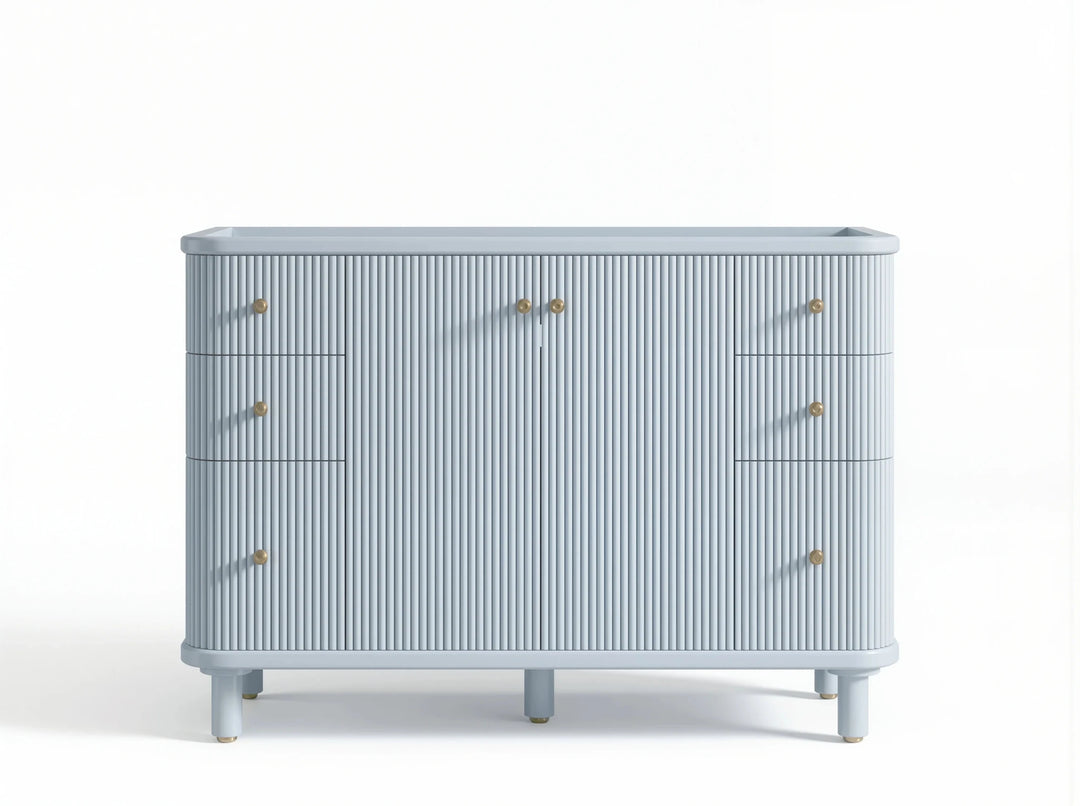 Miami 48 in. W x 22 in. D Single Sink Bathroom Vanity | 
              
                Blue Heather
                
                  
             - MIA-CAB-BLU-47S - photo №11