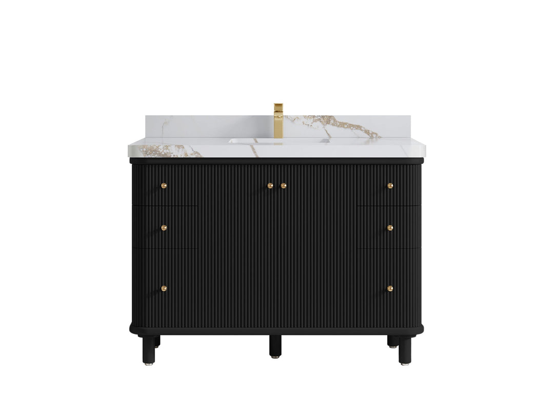 Miami 48 in. W x 22 in. D Single Sink Bathroom Vanity - Willow Bath and Vanity