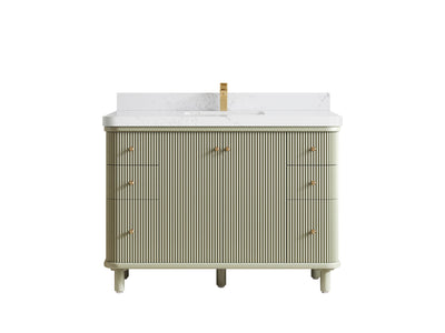 Miami 48 in. W x 22 in. D Single Sink Bathroom Vanity - Willow Bath and Vanity