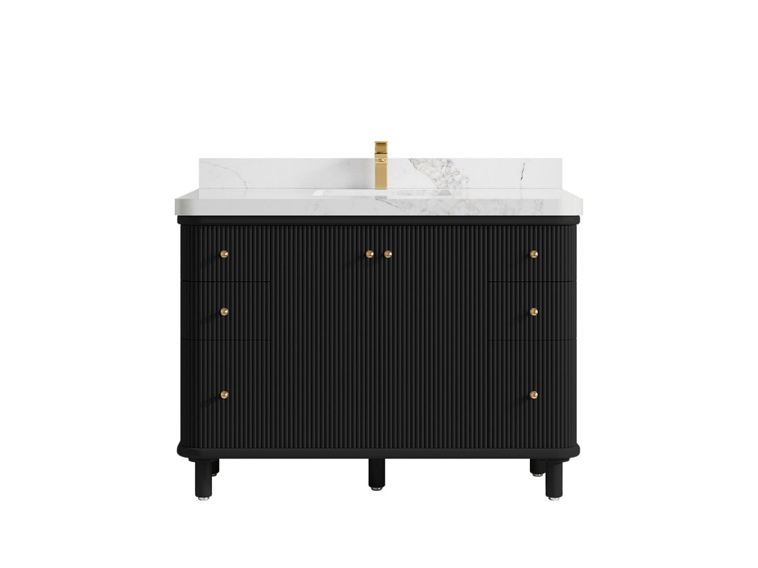 Miami 48 in. W x 22 in. D Single Sink Bathroom Vanity - Willow Bath and Vanity