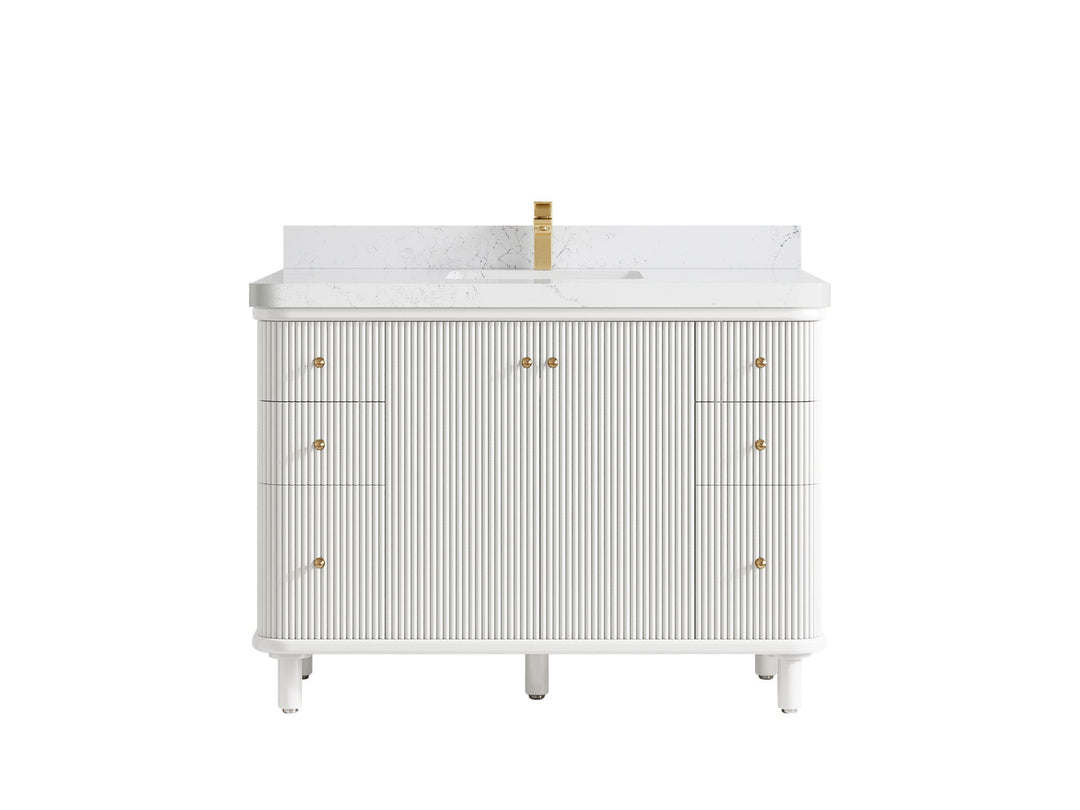 Miami 48 in. W x 22 in. D Single Sink Bathroom Vanity - Willow Bath and Vanity