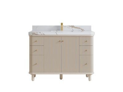 Miami 48 in. W x 22 in. D Single Sink Bathroom Vanity - Willow Bath and Vanity