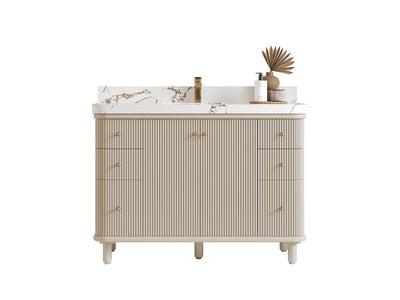 Miami 48 in. W x 22 in. D Single Sink Bathroom Vanity - Willow Bath and Vanity