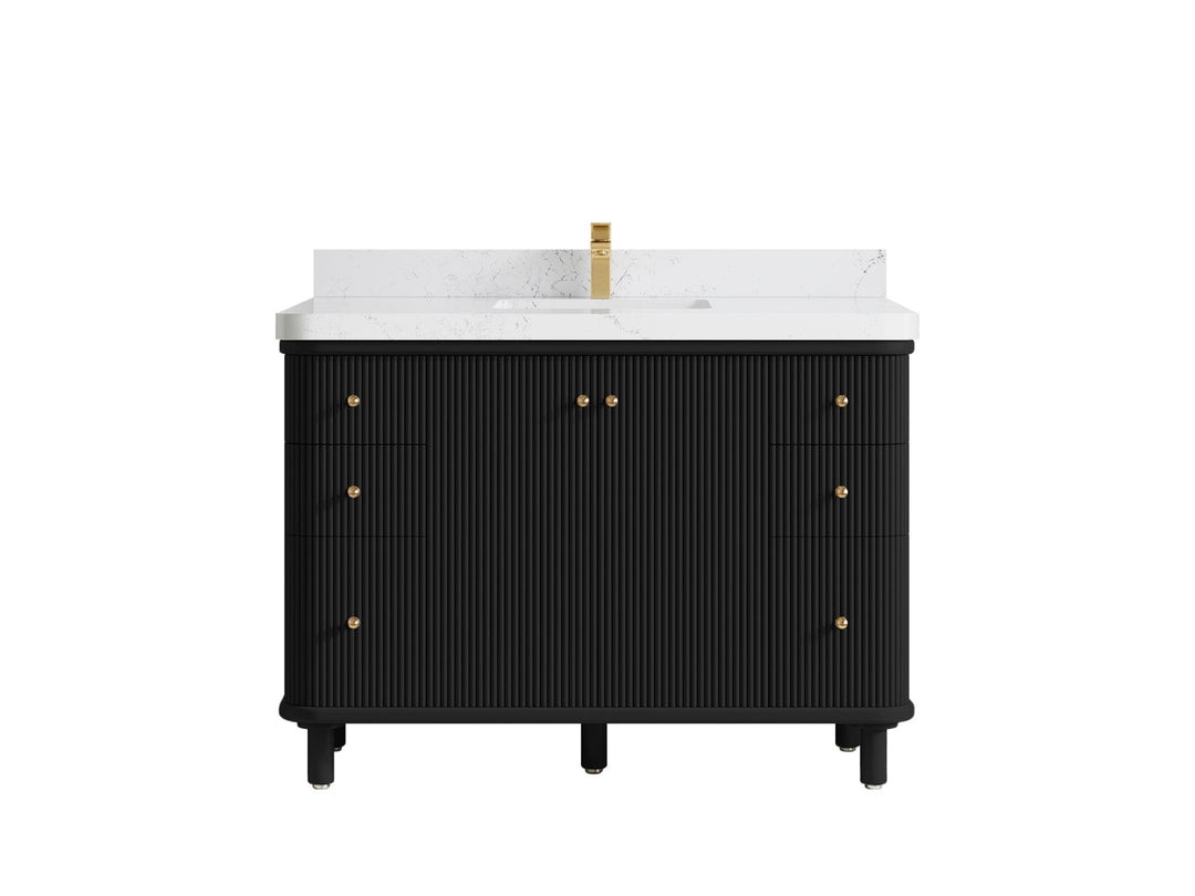Miami 48 in. W x 22 in. D Single Sink Bathroom Vanity - Willow Bath and Vanity