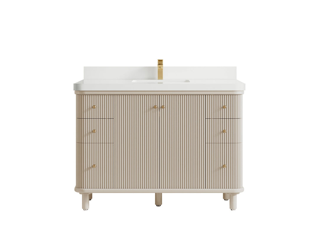 Miami 48 in. W x 22 in. D Single Sink Bathroom Vanity - Willow Bath and Vanity