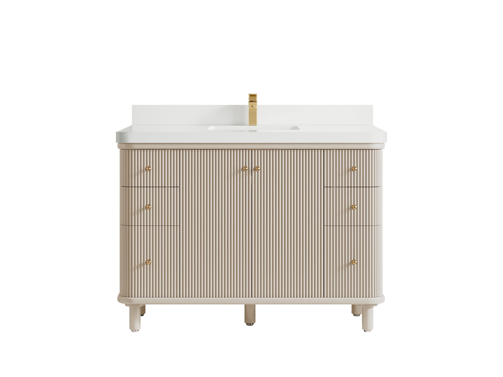 Miami 48 in. W x 22 in. D Single Sink Bathroom Vanity - Willow Bath and Vanity