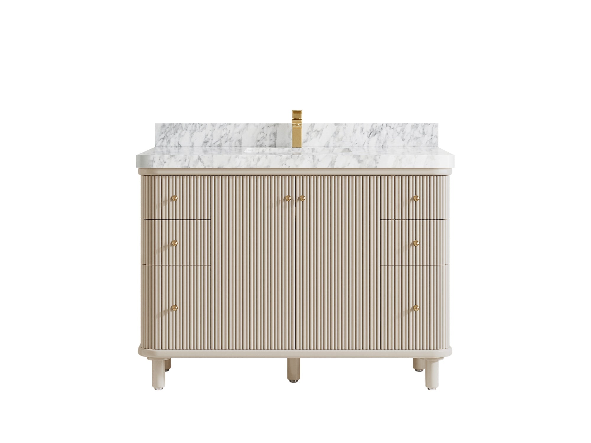 Miami 48 in. W x 22 in. D Single Sink Bathroom Vanity - Willow Bath and Vanity