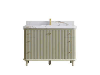 Miami 48 in. W x 22 in. D Single Sink Bathroom Vanity - Willow Bath and Vanity